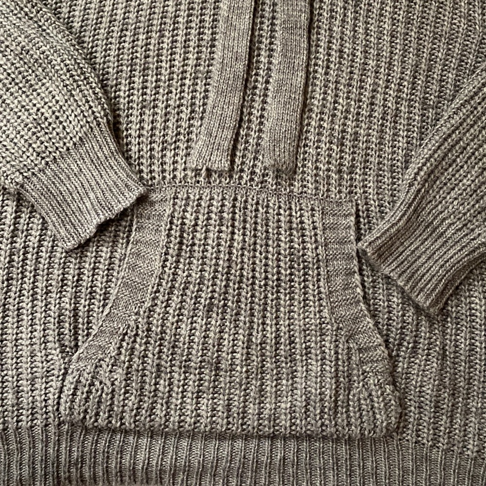 Large Knit Nasty Gal Hoodie - Picture 2 of 5